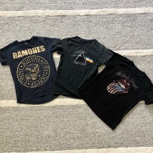 Band T-shirts!  2-4T 🎸